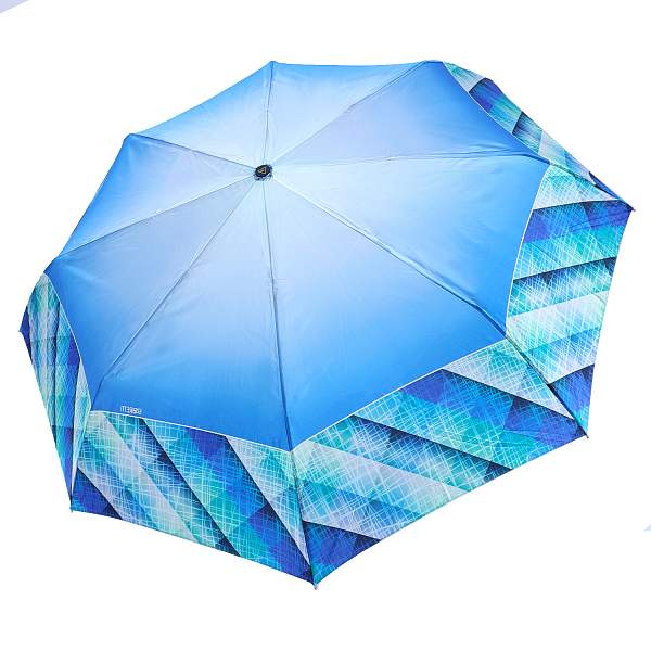 UFS0143-8 Зонт жен. Fabretti, автомат, 3 сложения, сатин Fabretti, Артикул: UFS0143-8 фото №1