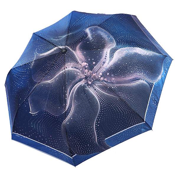 UFS0154-8 Зонт жен. Fabretti, автомат, 3 сложения, сатин Fabretti, Артикул: UFS0154-8 фото №1