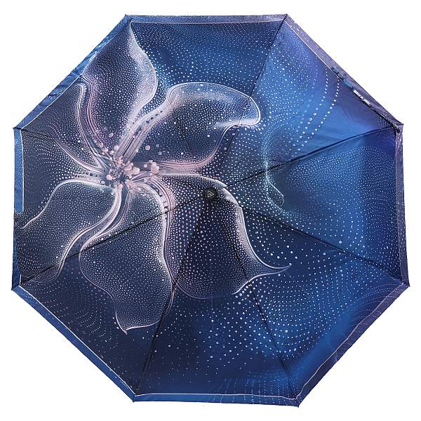 UFS0154-8 Зонт жен. Fabretti, автомат, 3 сложения, сатин Fabretti, Артикул: UFS0154-8 фото №1