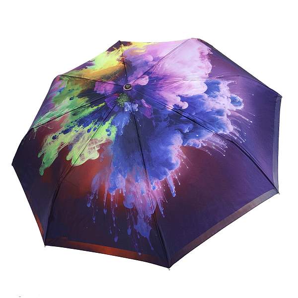 UFS0140-10 Зонт жен. Fabretti, автомат, 3 сложения, сатин Fabretti, Артикул: UFS0140-10 фото №1