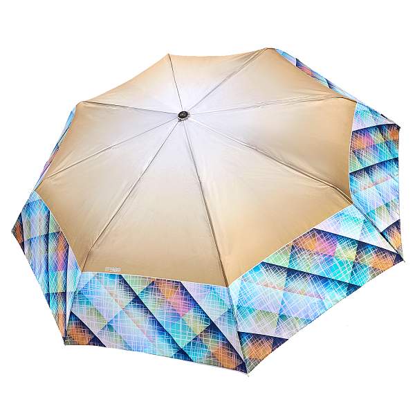 UFS0143-13 Зонт жен. Fabretti, автомат, 3 сложения, сатин Fabretti, Артикул: UFS0143-13 фото №1