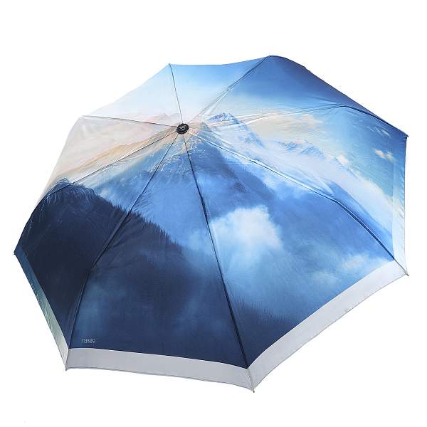 UFS0144-8 Зонт жен. Fabretti, автомат, 3 сложения, сатин Fabretti, Артикул: UFS0144-8 фото №1