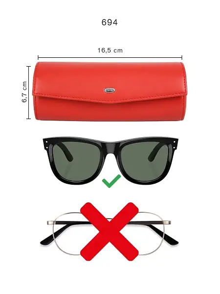 Футляр для очков женский кожаный 694.000.888 Petek, Артикул: 694.000.888 фото №1