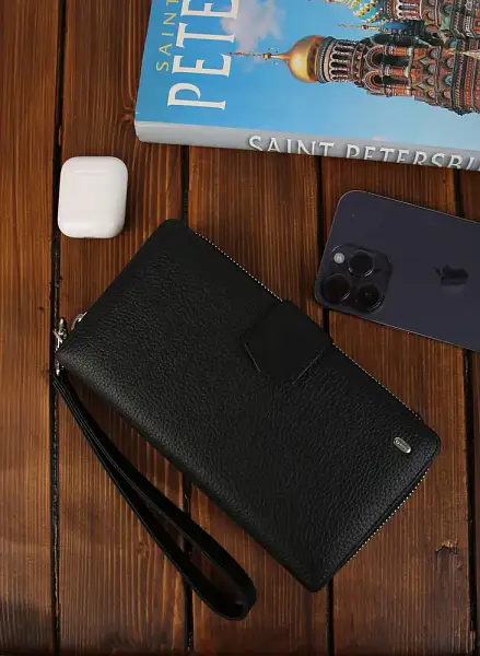 Клатч мужской кожаный Petek 707.X10.01 Petek, Артикул: 707.X10.01 фото №1