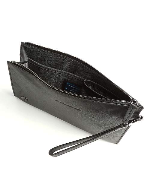 Клатч мужской Piquadro AC5099B3/N кожаный черный Piquadro, Артикул: AC5099B3/N фото №1