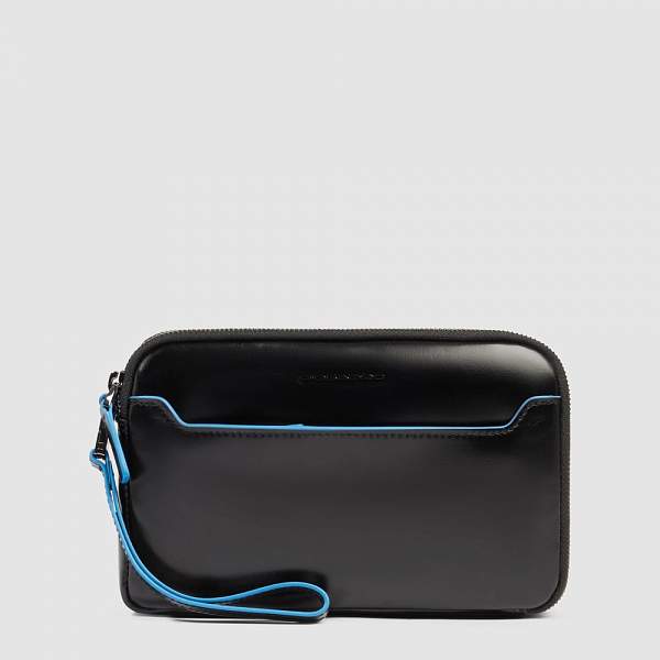 Клатч с двумя отделениями Piquadro AC6901B2R/N чёрный Piquadro, Артикул: AC6901B2R/N фото №1