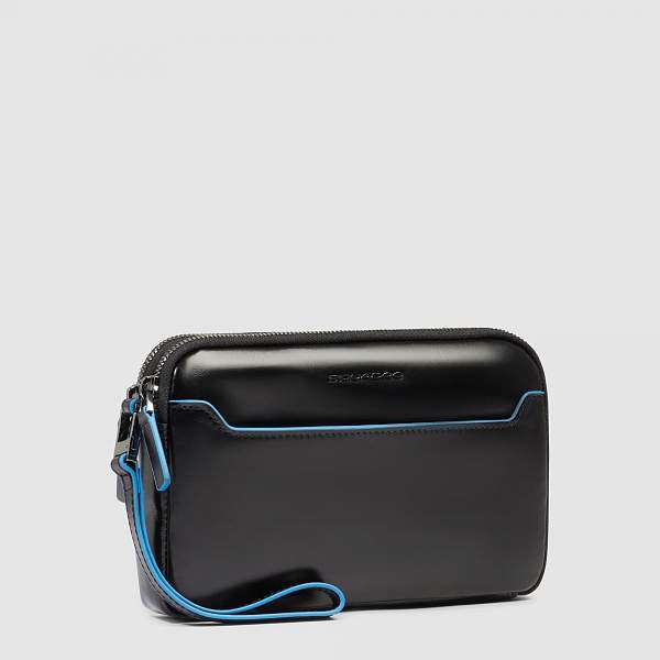 Клатч с двумя отделениями Piquadro AC6901B2R/N чёрный Piquadro, Артикул: AC6901B2R/N фото №1