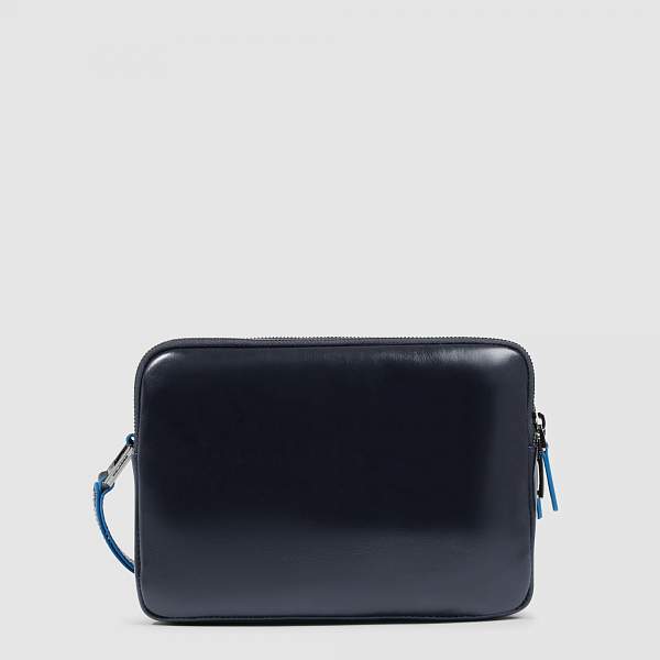 Клатч с тремя отделениями и замком Piquadro AC6902B2R/BLU2 синий Piquadro, Артикул: AC6902B2R/BLU2 фото №1