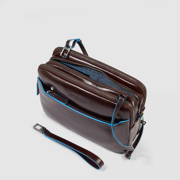 Клатч с тремя отделениями и замком Piquadro AC6902B2R/MO коричневый Piquadro, Артикул: AC6902B2R/MO фото №1