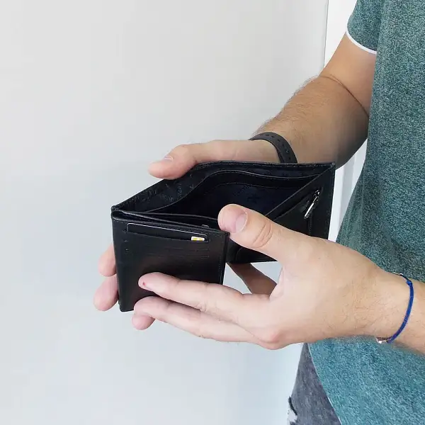 Портмоне-кредитница NARVIN 9621-Bambino Black Vasheron, Артикул: 9621-Bambino Black фото №1