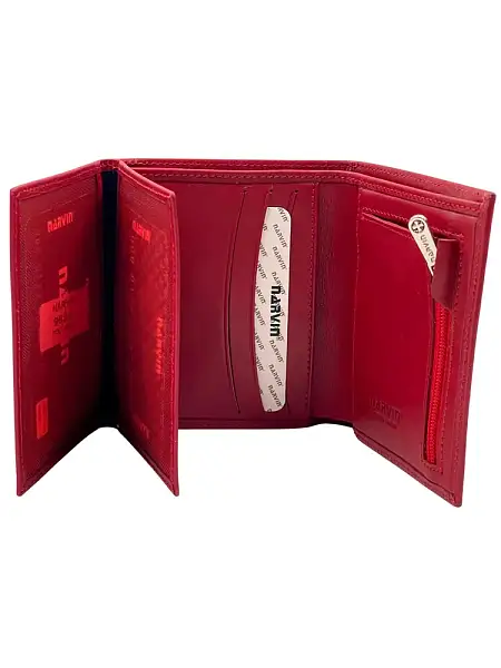 Портмоне-кредитница NARVIN 9621-Palermo Red Vasheron, Артикул: 9621-Palermo Red фото №1