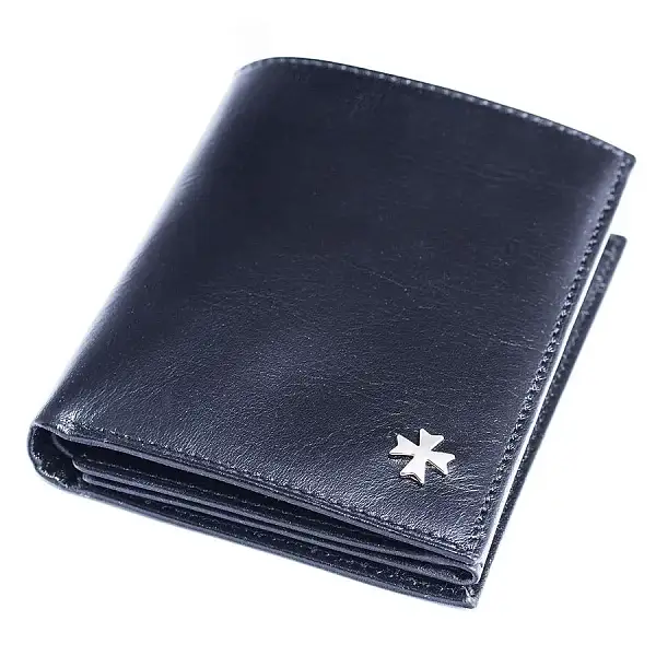 Портмоне-кредитница NARVIN 9621-Vegetta Black Vasheron, Артикул: 9621-Vegetta Black фото №1