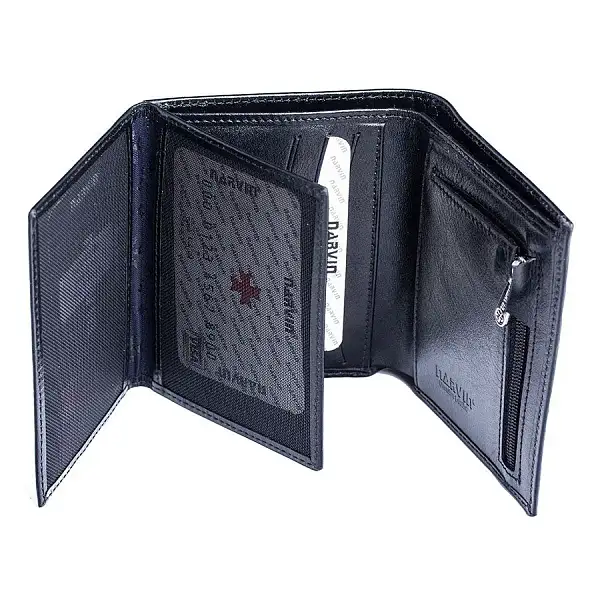 Портмоне-кредитница NARVIN 9621-Vegetta Black Vasheron, Артикул: 9621-Vegetta Black фото №1