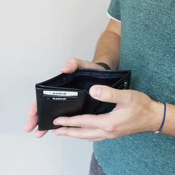 Портмоне-кредитница NARVIN 9621-Vegetta Black Vasheron, Артикул: 9621-Vegetta Black фото №1