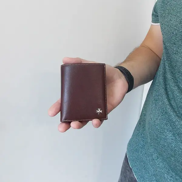 Портмоне-кредитница NARVIN 9621-Vegetta Funduk Vasheron, Артикул: 9621-Vegetta Funduk фото №1