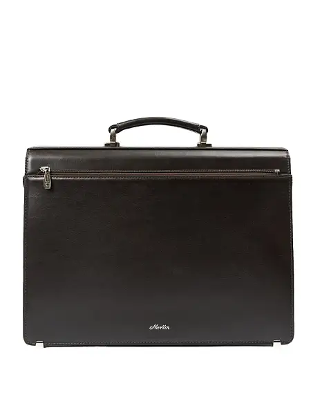 Портфель деловой из натуральной кожи NarVin 9737-Vegetta Brown/Aligro Vasheron, Артикул: 9737-Vegetta Brown/Aligro фото №1