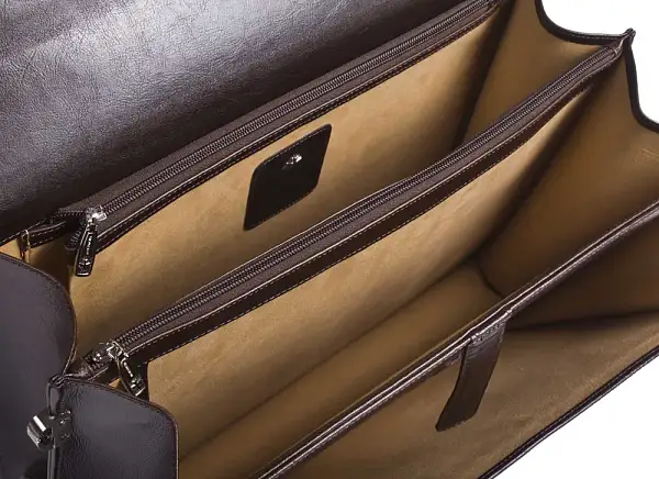 Портфель деловой из натуральной кожи NarVin 9737-Vegetta Brown/Aligro Vasheron, Артикул: 9737-Vegetta Brown/Aligro фото №1