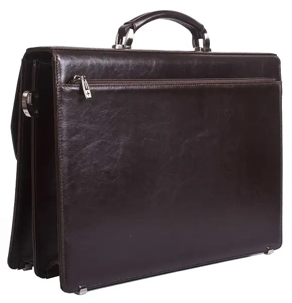 Портфель деловой из натуральной кожи NarVin 9737-Vegetta Brown/Aligro Vasheron, Артикул: 9737-Vegetta Brown/Aligro фото №1