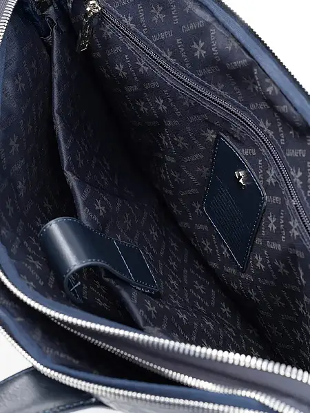 Сумка-Портфель NarVin 9759-Bambino D.Blue из натуральной кожи Vasheron, Артикул: 9759-Bambino D.Blue фото №1