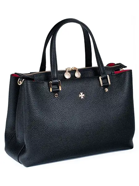 Сумка женская NARVIN 9802-Polo Black Vasheron, Артикул: 9802-Polo Black фото №1