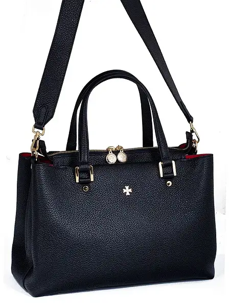 Сумка женская NARVIN 9802-Polo Black Vasheron, Артикул: 9802-Polo Black фото №1