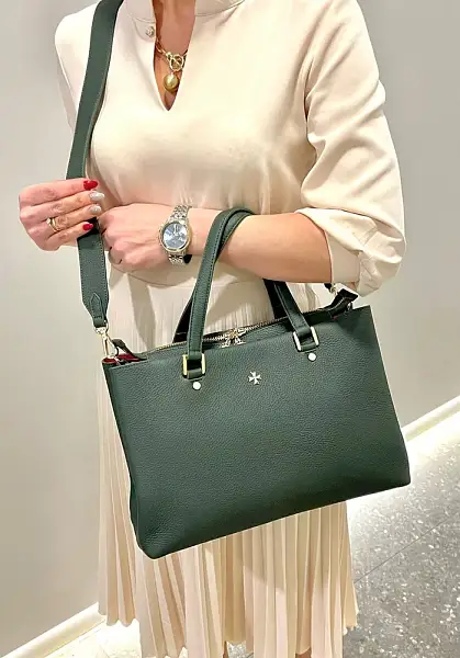 Сумка женская NARVIN 9802-Polo Green Vasheron, Артикул: 9802-Polo Green фото №1