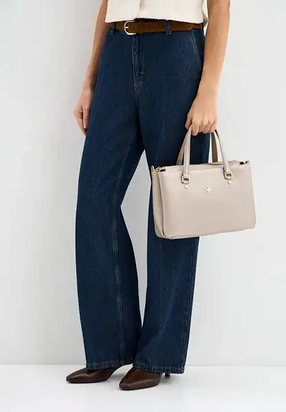 Женская сумка NARVIN из натуральной кожи 9801-Polo Platina Vasheron, Артикул: 9801-Polo Platina фото №1