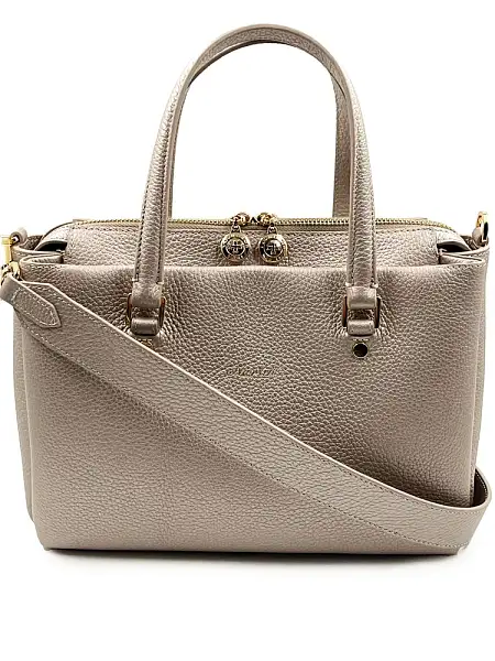 Женская сумка NARVIN из натуральной кожи 9801-Polo Platina Vasheron, Артикул: 9801-Polo Platina фото №1