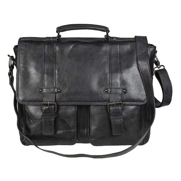 Портфель черный Gianni Conti 4101282 black Gianni Conti, Артикул: 4101282 black фото №1