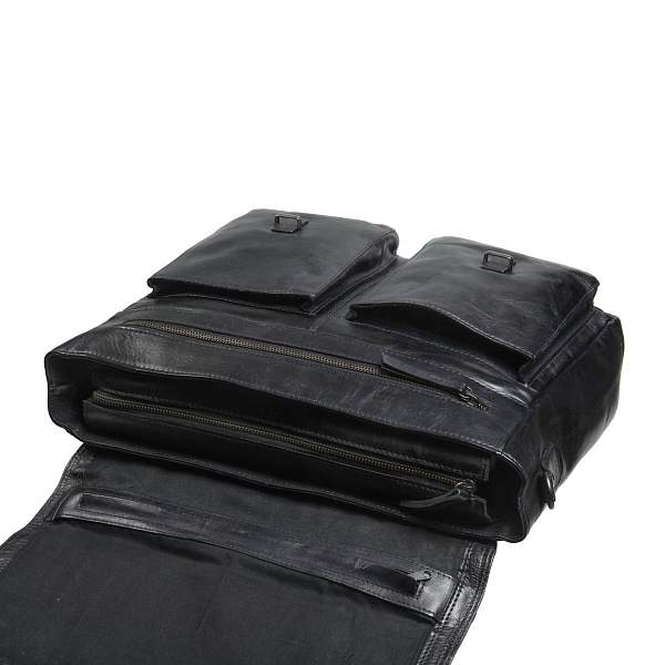 Портфель черный Gianni Conti 4101282 black Gianni Conti, Артикул: 4101282 black фото №1