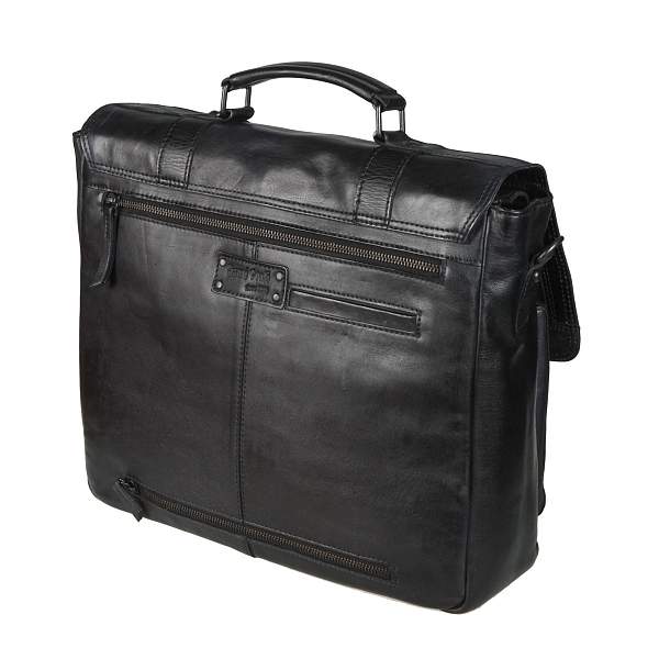 Портфель черный Gianni Conti 4101282 black Gianni Conti, Артикул: 4101282 black фото №1