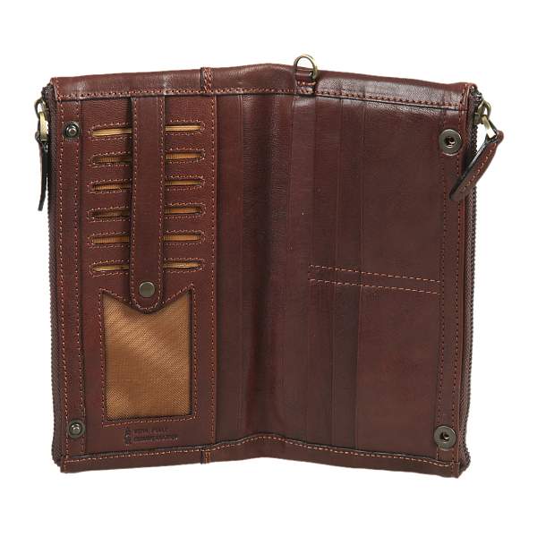 Борсетка коричневый Gianni Conti 912211 dark brown Gianni Conti, Артикул: 912211 dark brown фото №1