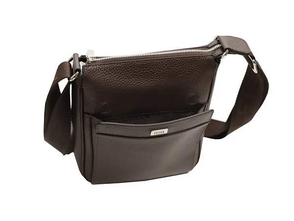 Сумка кросс-боди Petek из натуральной кожи 3900/2.46B.02 Petek, Артикул: 3900/2.46B.02 фото №1