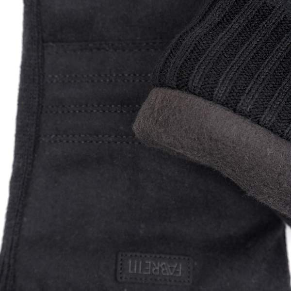 JDG19-2 FABRETTI Перчатки муж. 70% полиэстер/30% шерсть Fabretti, Артикул: JDG19-2 фото №1