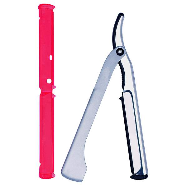 Бритва опасная ERBE со сменными лезвиями, нержавеющая сталь, 13,5 см, в блистере 92532 Erbe, Артикул: 92532 фото №1