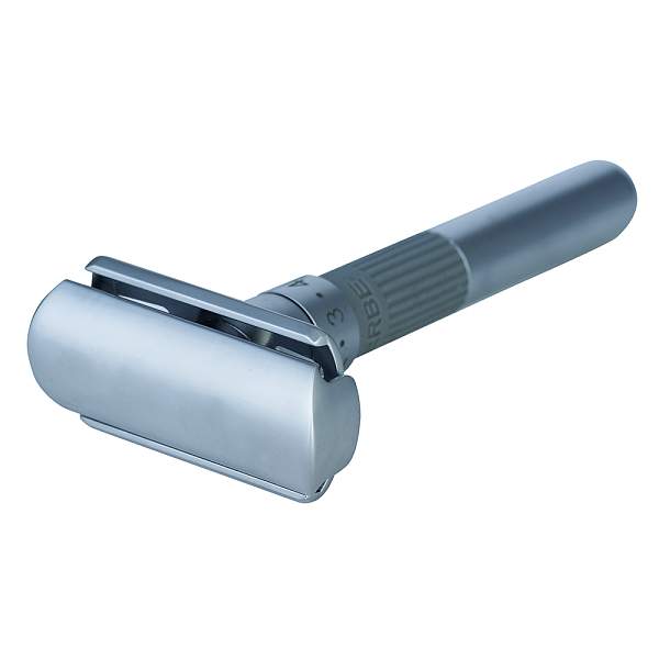 Станок Т-образный для бритья ERBE «Sensus», нержавеющая сталь, хромированное покрытие, сатинированный, серебристый цвет, в картонной коробке 6496 Erbe, Артикул: 6496 фото №1