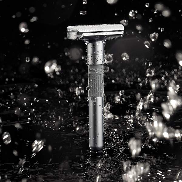 Станок Т-образный для бритья ERBE «Sensus», нержавеющая сталь, хромированное покрытие, сатинированный, серебристый цвет, в картонной коробке 6496 Erbe, Артикул: 6496 фото №1