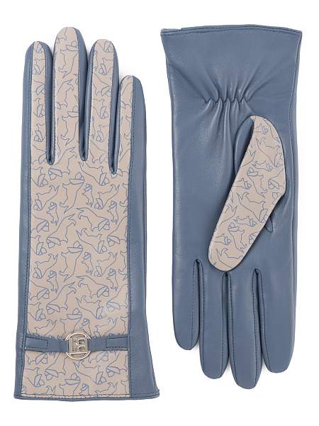 Перчатки жен п/ш LB-2534 black-beige Labbra, Артикул: LB-2534-7_01-000558 фото №1