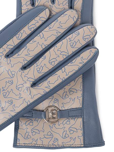 Перчатки жен п/ш LB-2534 black-beige Labbra, Артикул: LB-2534-75_01-00055 фото №1