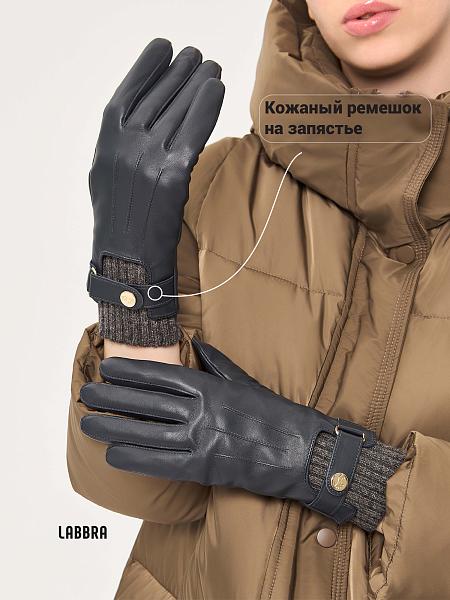Перчатки жен п/ш LB-0981LMP olive/beige Labbra, Артикул: LB-0981LMP-65_01-00056 фото №1