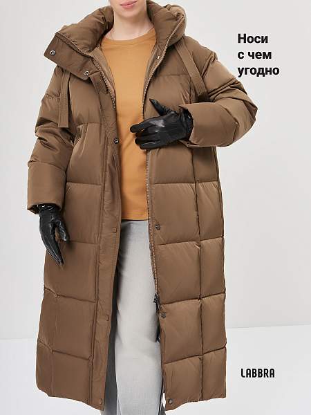 Перчатки жен п/ш LB-0981LMP olive/beige Labbra, Артикул: LB-0981LMP-7_01-000568 фото №1