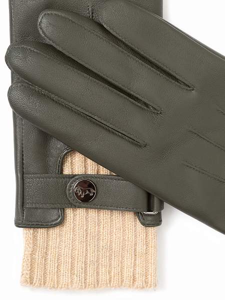 Перчатки жен п/ш LB-0981LMP olive/beige Labbra, Артикул: LB-0981LMP-75_01-00056 фото №1