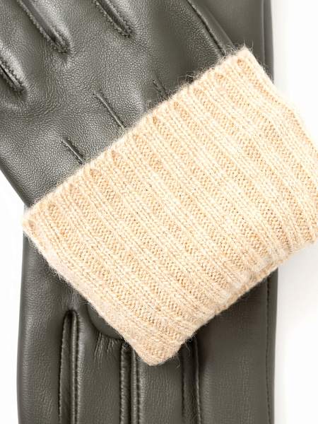 Перчатки жен п/ш LB-0981LMP olive/beige Labbra, Артикул: LB-0981LMP-75_01-00056 фото №1