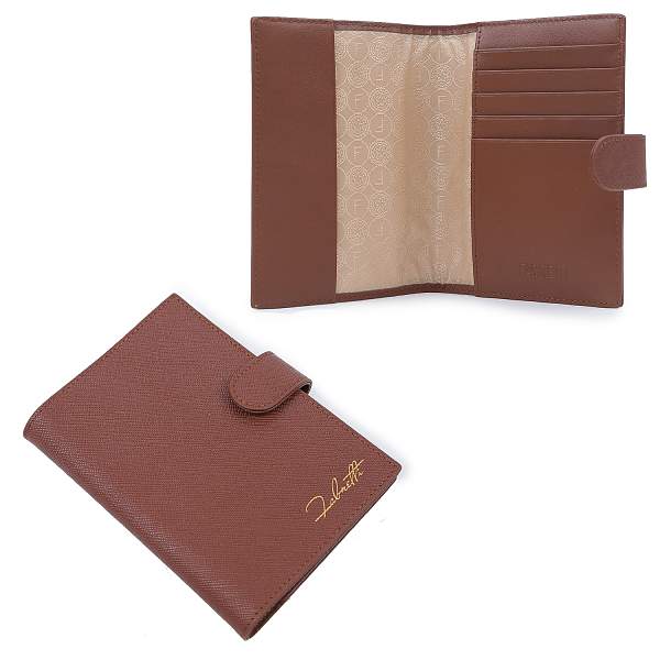 QPC14S-12 FABRETTI Обложка для документов жен. нат. кожа Fabretti, Артикул: QPC14S-12 фото №1