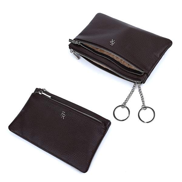 Q602D2-12 FABRETTI Ключница жен. нат. кожа Fabretti, Артикул: Q602D2-12 фото №1