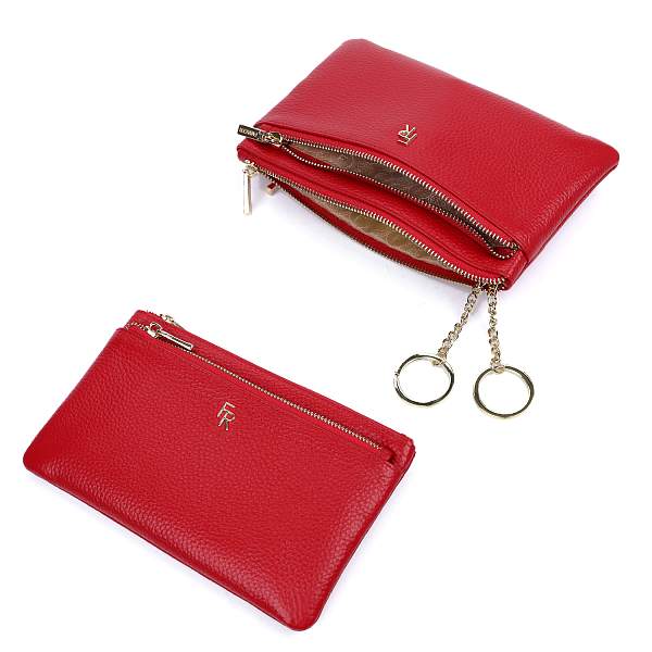 Q602D2-4 FABRETTI Ключница жен. нат. кожа Fabretti, Артикул: Q602D2-4 фото №1