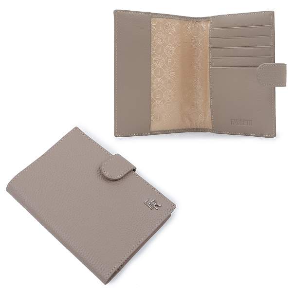 QPC14D2-13 FABRETTI Обложка для документов жен. нат. кожа Fabretti, Артикул: QPC14D2-13 фото №1