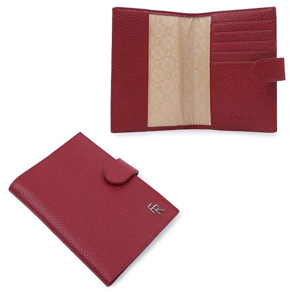 QPC14D2-50 FABRETTI Обложка для документов жен. нат. кожа Fabretti, Артикул: QPC14D2-50 фото №1