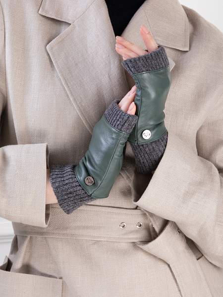 Перчатки жен п/ш LB-0505 mist/grey Labbra, Артикул: LB-0505-65_01-00036 фото №1