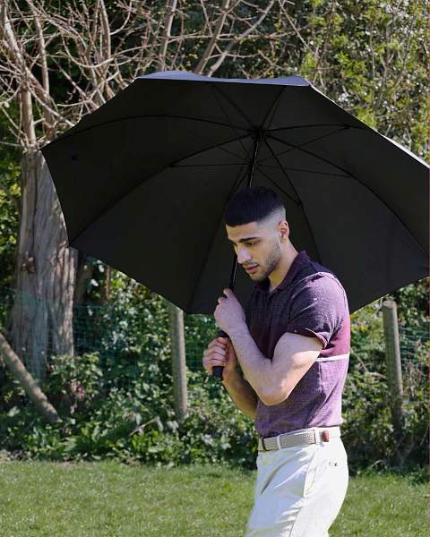 S942-01 Caddie Golf Black (Черный) Зонт мужской гольфер Fulton Fulton, Артикул: S942-01 фото №1